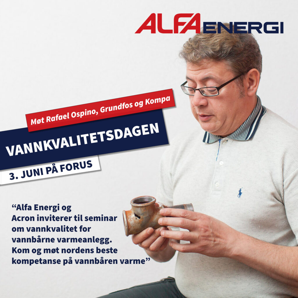 Alfa Energi - Vannkvalitetsdagen