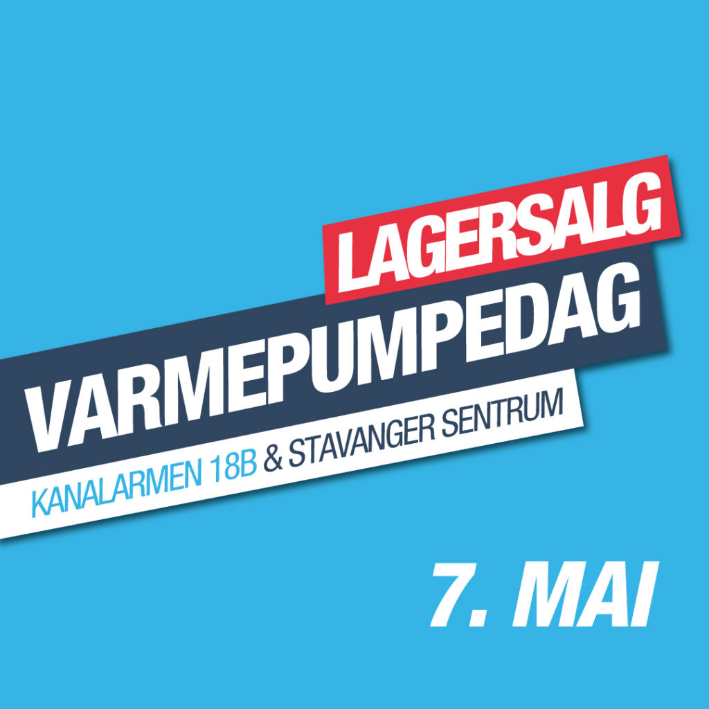 Varmepumpedagen 2026 - Lagersalg på Varmepumper - Alfa Energi og Daikin
